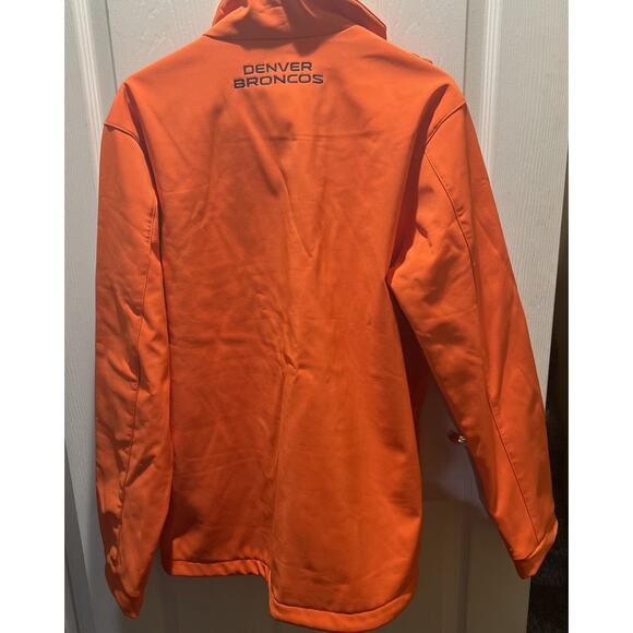 Denver Broncos NFL Full Zip EMBROIDERED Fleece Lined Men’s Size M Jacket - Picture 8 of 11